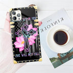 Compatible with iPhone 11 Pro Max Case, Praying Cross Hands Luxury Golden - Image 7