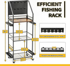 SOYEEZE Fishing Rod Holders for Garage - Image 3