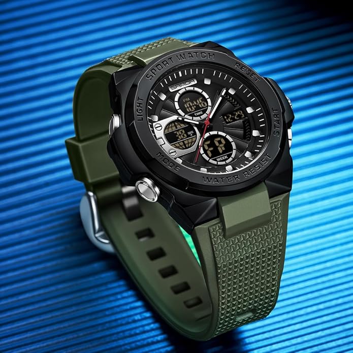 FANMIS Mens Military Multifunction Digital LED Watch Electronic Waterproof - Image 4