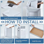 PerKoop 2 Pack Blueprint Holder Storage Organizer - Image 3