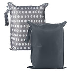Tiny Twinkle Mess Proof Wet Bags | 2-Pack Reusable Waterproof Wet Bags by TinyTwinkle