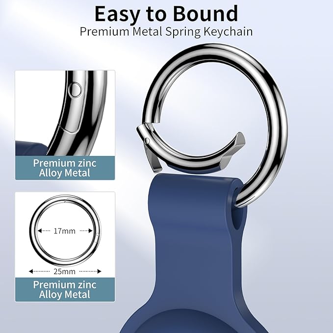 Compatible with AirTag Holder Case 4 Pack, - Image 4