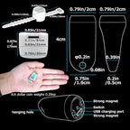 USB Mini LED Lantern, 2 Pack Waterproof EDC Keychain LED Flashlight - Image 4