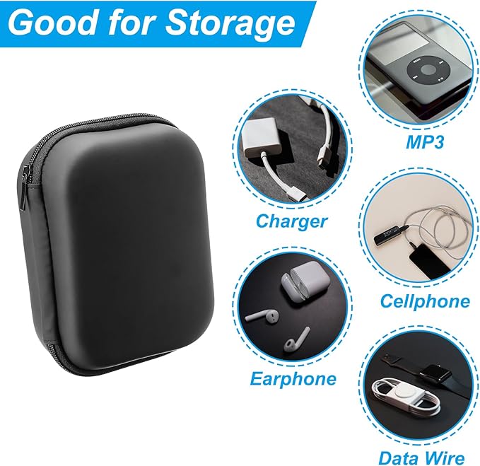 PATIKIL 6.3x5.12 Electronic Organizer Case, Charger Cord - Image 5