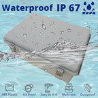 MAKERELE Large Junction Box Waterproof IP67 Plastic Outdoor Electrical Box and - Image 3