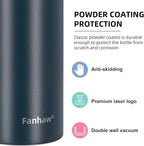 Fanhaw 24 oz Insulated Stainless Steel Water Bottle - Image 4