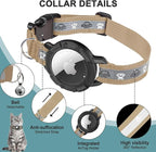 Reflective AirTag Cat Collar, Integrated Cat Tracker Collar - Image 5