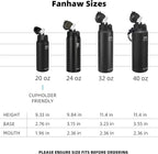 Fanhaw 32 oz Insulated Stainless Steel Water Bottle - Image 6