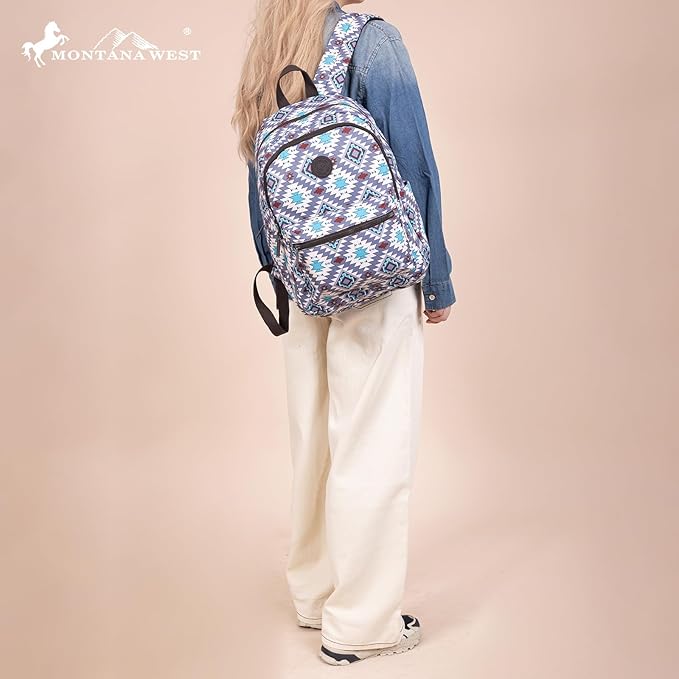 Montana West Backpack for Women Western Travel Backpack Purse Casual Daypack - Image 3