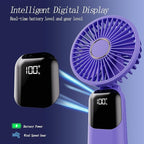 GOCKERA Portable Fan, 4200mAh Battery Operated Fan, 5 Speeds&Digital Display - Image 4