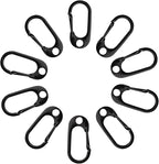 SWATOM Small Mini Carabiner Clip Tiny Spring Snap Hook Keychains Micro - Image 5
