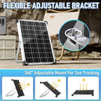 20W 12V/24V Solar Panel Kit, Monocrystalline Solar Battery Trickle Charger - Image 4