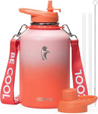 Coolflask 64 oz Water Bottle by Coolflask