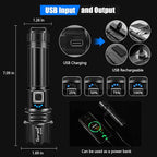 Goreit Super Bright LED Flashlight - 30W Output - Image 3