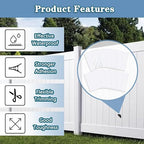 Vinyl Siding Repair Patch Kit, Vinyl Siding Repair Kit Self-Adhesive Vinyl - Image 3