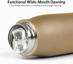 Water Bottle with Portable Lid Metal Vacuum Insulated Stainless Steel | - Image 2