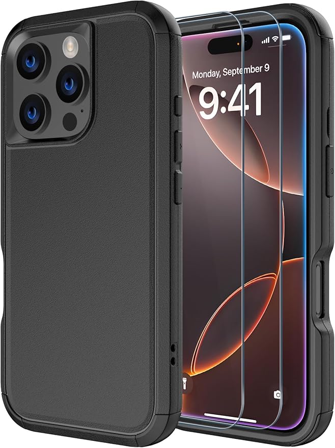 for iPhone 16 Pro Max Case Heavy Duty Protection Phone Case Cover by LOVEBEIDI