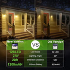 CLAONER Solar Lights Outdoor, Motion Sensor Lights 3 Working Modes - Image 2