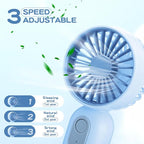 Rossesay 6 Pcs Mini Portable Fan Bulk Cute Handheld Lightweight Small Little - Image 4
