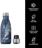 S'well Stainless Steel Water Bottle, Azurite Marble, Triple Layered Vacuum - Image 3
