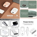AOCOOLFAN Portable Neck Fan, Mini Small Personal Handheld Fan USB Rechargeable - Image 6