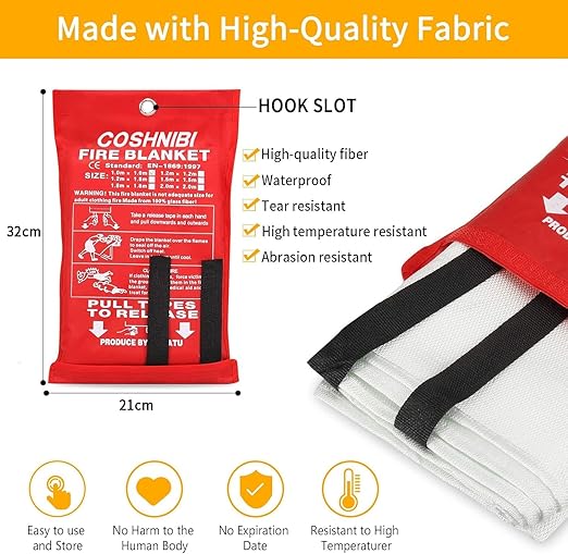 COSHNIBI Emergency Fire Blanket - Image 2