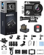 AKASO Brave 4 Action Camera 4K 30fps Ultra HD WiFi Sport Cameras by AKASO