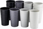KX-WARE Mixed Drinkware 22-ounce Plastic Tumblers/Drinking Glasses/Party by KX-WARE