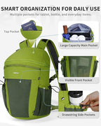 ECOHUB 15L Lightweight Casual Daypack, Packable Backpack - Image 4