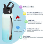 BJPKPK 2 Pack Insulated Water Bottles - Image 2