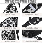 Pritent Crossbody Bags for Women Men Trendy Sling Bag Backpack Casual Chest Bag - Image 4