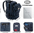 Military Tactical Backpack 25L Day Backpack - Image 3