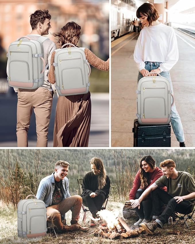 LOVEVOOK Large Travel Backpack For Women, 50L Carry On Backpack Flight Approved - Image 8