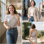 Tuwubi Crossbody Bags for Women, Sling Bag for Men, Small Hiking Backpack Anti - Image 2