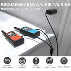 Walkie Talkies for Adults Long Range 2 Pack, Rechargeable Walkie Talkies 22 FRS - Image 3