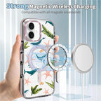 Case for iPhone 16, Sealife Whale Ocean Wildlife Clear Phone Case Design，for - Image 4