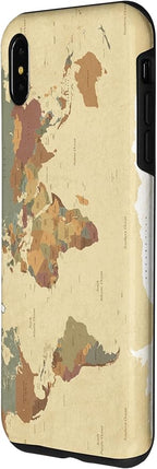 Globe Map Smartphone Cell Cover Gift World Map Pattern Phone Case - Image 2