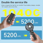 HandFan 10400mAh Handheld Fan Rechargeable, 40Hrs Long-Lasted Hand Fan - Image 3