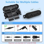 Outdoor Extension Cord Cover, NineLeaf IP54 4PK Small Weatherproof Extension - Image 9