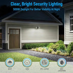 LEONLITE 3CCT LED Security Light, Motion Sensor Outdoor Lights, Dusk to Dawn - Image 5