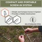 Tactiko Survival 33" Camping Tripod - Image 6