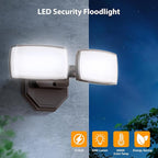 Onforu 3200LM Flood Lights Outdoor, 32W 6500K LED Security Light Switch - Image 3