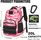 Kids Tactical Backpack Army Molle Bookbag Military Boys Backpack - Image 2