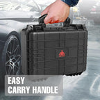 Jack Boss 16x 12.8x 6.8 Inch Hard Case, Portable Weather Waterproof Protective - Image 8