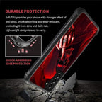 for Samsung Galaxy S21 Plus Case, Gestures Funny Skull Pattern Graphic Design - Image 2