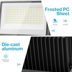 Olafus 2 Pack 130W LED Flood Light Outdoor, 13000lm LED Work Light - Image 6