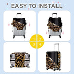 ANNA QUEEN Leopard Print Luggage Cover, Luxury Animal Pattern Suitcase Protector - Image 5