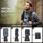 15L Small Hiking Backpack for Men Women Lightweight Packable Backpack Foldable - Image 6