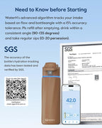 BOOST Smart Water Bottle that Reminds You to Drink, 24oz BPA-Free Stainless - Image 7
