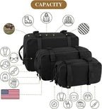 PETAC GEAR 3 PCS Tactical Modular Packing Cubes, Large Capacity Mesh Storage Bag - Image 2